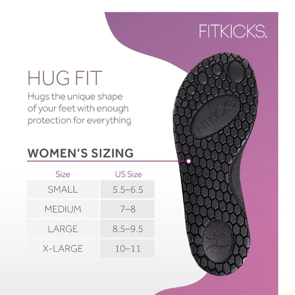 FITKICKS FOLDABLE WATER, ACTIVE FOOTWEAR- GREY SIZE L 8.5/9.5 (NEW WITH TAGS) - Picture 7 of 7